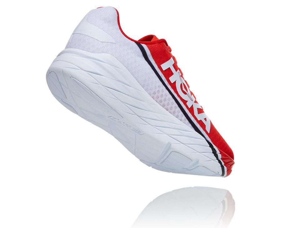 Hoka One One Tenisky Damske Červené/Biele - Rocket X - 45289-CUPJ